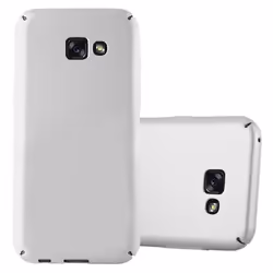 Housse pour Samsung Galaxy A5 2017 Coque en METALLIC ARGENT Hard Case Cover EtuiProtection métallique Cover