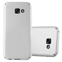 Housse pour Samsung Galaxy A5 2017 Coque en METALLIC ARGENT Hard Case Cover EtuiProtection métallique Cover