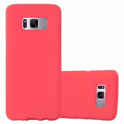 Coque de téléphone - CADORABO - Samsung Galaxy S8 PLUS - Rouge FROST - Ultra Slim - Protection Chocs et Rayures