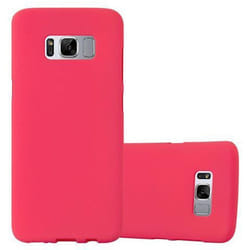 Coque de téléphone - CADORABO - Samsung Galaxy S8 PLUS - Rouge FROST - Ultra Slim - Protection Chocs et Rayures