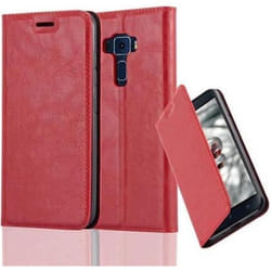 Coque ASUS ZenFone 3 en ROUGE DE POMME de Cadorabo (Design FERMETURE MAGNÉTIQUE INVISIBLE) Etui de Protection Complète avec Rabat à