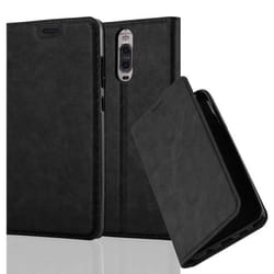 Housse/Etui - CADORABO - Mate 9 Pro - Simili-cuir Noir - Fermeture Magnétique Invisible - Fonction Stand