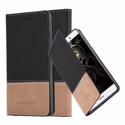 Coque - CADORABO - Huawei P8 Lite - Étui de protection complète - Design portefeuille - Fermeture aimantée