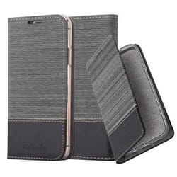 Coque pour Apple iPhone X / XS Housse en GRIS NOIR Etui Case Cover Protection fermeture magnétique