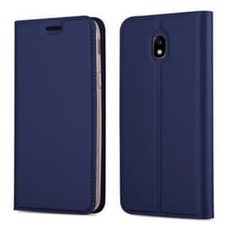 Coque - CADORABO - Samsung Galaxy J3 2017 - Bleu Foncé - Design Mat Métallique - Protection Complète