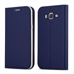 Coque - CADORABO - Samsung Galaxy J5 2015 - Bleu Foncé - Design Mat Métallique - Protection Complète