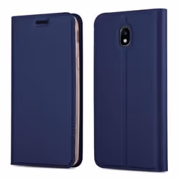 Coque - CADORABO - Samsung Galaxy J5 2017 - Bleu Foncé - Design Mat Métallique - Protection Complète