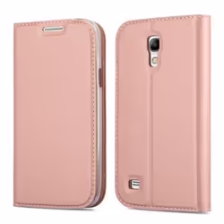 Coque - CADORABO - Samsung Galaxy S4 MINI - Classy Or Rosé - Design Mat Métallique - Étui de Protection Complète