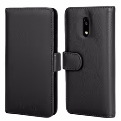 Cadorabo DE-112855, Folio porte carte, Nokia, Nokia 3 2017, 12,7 cm (5"), Noir
