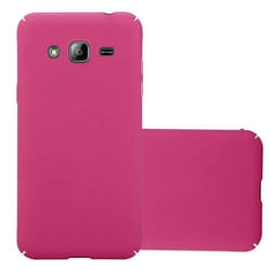 Coque pour Samsung Galaxy J3 2016 Etui en FROSTY ROSE VIF Housse Hard Case Cover Protection à laspect givré