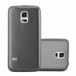 Coque - CADORABO - Samsung Galaxy S5/S5 NEO - Métallique Gris - Ultra Mince - Protection Chocs