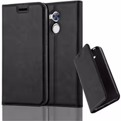 Coque Honor 6A en NOIR NUIT de Cadorabo (Design FERMETURE MAGNÉTIQUE INVISIBLE) Etui de Protection Complète avec Rabat à Clap ...