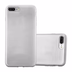 Coque - CADORABO - iPhone 8 PLUS / 7 PLUS - Design métal brossé - Protection silicone TPU - Souple
