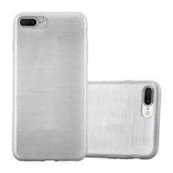 Coque - CADORABO - iPhone 8 PLUS / 7 PLUS - Design métal brossé - Protection silicone TPU - Souple