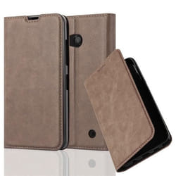 Coque - CADORABO - Nokia Lumia 550 - Marron Café - Fermeture Magnétique Invisible - Étui Book Style