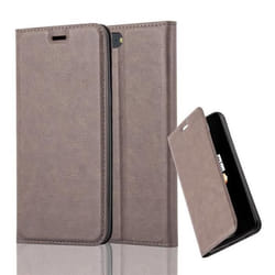 Coque OnePlus 5 en MARRON CAFÉ de Cadorabo (Design FERMETURE MAGNÉTIQUE INVISIBLE) Etui de Protection Complète avec Rabat à Clapet