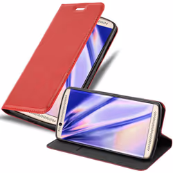 Cadorabo DE-114983, Folio porte carte, ZTE, Axon 7 MINI, 13,2 cm (5.2"), Rouge