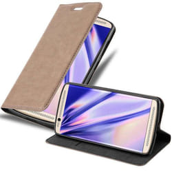 Cadorabo DE-114984 coque de protection pour téléphones portables Folio porte carte Marron
