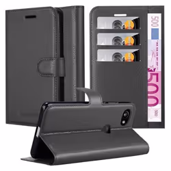 Coque pour Google PIXEL 2 XL Housse en NOIR DE JAIS Etui Case Cover Protection fermeture magnétique Portefeuille