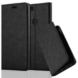 Coque OnePlus 5T - CADORABO - NOIR NUIT - Étui en Simili-Cuir - Fermeture Magnétique - Protection Complète