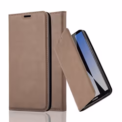Coque de protection - CADORABO - Mate 10 Pro - Simili-cuir marron - Fermeture magnétique invisible - Rabat 360°