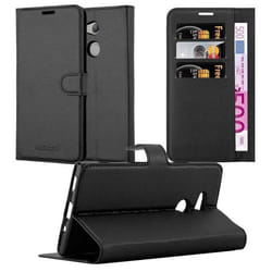 Coque pour Sony Xperia XA2 ULTRA Housse en NOIR DE JAIS Etui Case Cover Protection fermeture magnétique Portefeuille