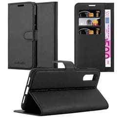Coque pour Huawei P20 Housse en NOIR DE JAIS Etui Case Cover Protection fermeture magnétique Portefeuille