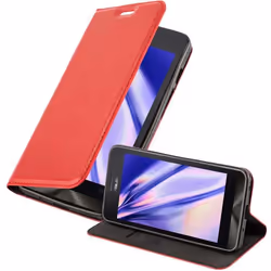 Coque pour Asus ZenFone 5 2014 Housse en ROUGE DE POMME Etui Case Cover Protection Portefeuille Wallet