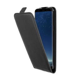 Coque pour Samsung Galaxy S8 PLUS - CADORABO - Noir - Simili cuir - Flip - Protection intégrale