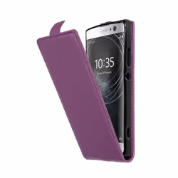Coque - CADORABO - Sony Xperia XA2 - Étui Flip Violet - Similicuir - Fermeture Magnétique