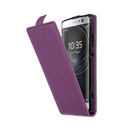 Coque - CADORABO - Sony Xperia XA2 - Étui Flip Violet - Similicuir - Fermeture Magnétique