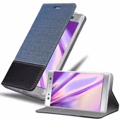 Cadorabo Coque pour Sony Xperia XA2 ULTRA en BLEU FONCÉ NOIR