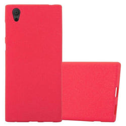 Coque - CADORABO - Sony Xperia L1 - FROST RED - Ultra Slim - Shockproof - Scratch Resistant
