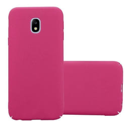 Coque pour Samsung Galaxy J7 2017 Etui en FROSTY ROSE VIF Housse Hard Case Cover Protection à laspect givré