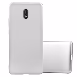 Housse pour Nokia 3 2017 Coque en METALLIC ARGENT Hard Case Cover EtuiProtection métallique Cover
