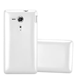 Coque pour Sony Xperia SP Housse en METALLIC ARGENT Etui Case Cover Protection Silicone TPU Cover matte