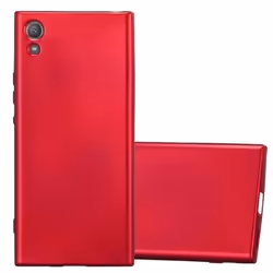 Coque de téléphone - CADORABO - Sony Xperia XA1 - Rouge Métallique - Ultra Slim - Shockproof