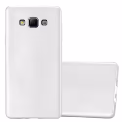 Coque pour Samsung Galaxy A7 2015 Housse en METALLIC ARGENT Etui Case Cover Protection Silicone TPU Cover matte