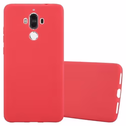 Coque pour Huawei MATE 9 Etui en CANDY ROUGE Housse Case Cover Protection Silicone TPU Case