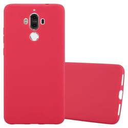 Coque pour Huawei MATE 9 Etui en CANDY ROUGE Housse Case Cover Protection Silicone TPU Case