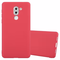 Coque pour Huawei MATE 9 LITE / GR5 2017 / Honor 6X Etui en CANDY ROUGE Housse Case Cover Protection Silicone TPU Case