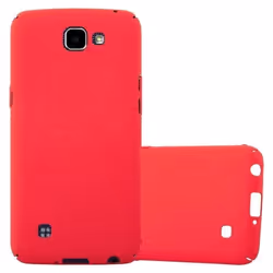 Coque pour LG K4 2016 Etui en FROSTY ROUGE Housse Hard Case Cover Protection à laspect givré