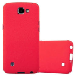 Coque pour LG K4 2016 Etui en FROSTY ROUGE Housse Hard Case Cover Protection à laspect givré