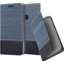 Coque pour Google PIXEL 3 Housse en BLEU FONCÉ NOIR Etui Case Cover Protection fermeture magnétique
