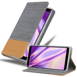 Coque - CADORABO - WIKO VIEW MAX - Similicuir - Stand Horizontal - Poche pour Carte