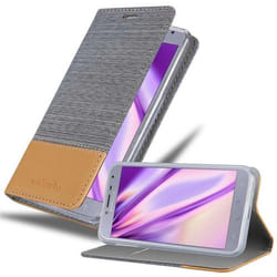 Cadorabo Coque pour Samsung Galaxy J4 2018 en GRIS CLAIR MARRON