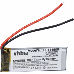 vhbw - the clever way - Batterie de rechange de haute qualité avec une grande autonomie et compatible avec votre casque audi  ...