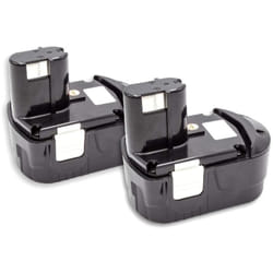 Vhbw - 2x Batterie compatible avec Hitachi ub 18DL, rb 18DL, ub 18D, wh 18DFL, kc 18DA, wh 18DMR, wh 18DL outil électrique (1500 mAh, NiMH, 18 v)