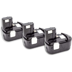 3x Batterie compatible avec Hitachi dv 18DVKS, dv 18DMR, dv 18DV, dv 18DCL, dv 18DL, g 18DL, g 18DLX outil électrique (1500 mAh, NiMH, 18 v) - Vhbw