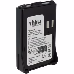 vhbw - the clever way - Batterie de rechange de haute qualité avec une grande autonomie et compatible avec votre radio talkie ...